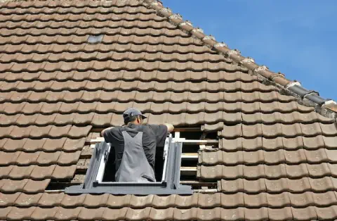 Pose de velux - Corbeilles